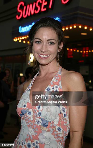 Actress Kate Orsini arrives to the Premiere of "Callback: The Unmaking of Bloodstain" on September 26, 2008 in Los Angeles, California.