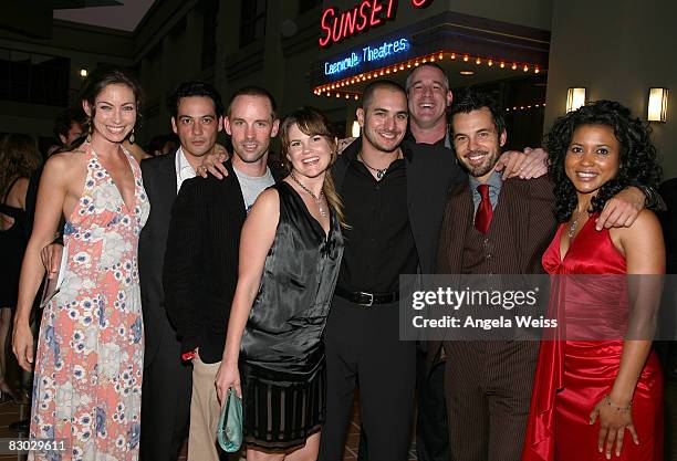 Kate Orsini, Jonny Moreno, Michael DeGood, Jennifer Hall, Eric M. Wolfson, Darrin Reed, Jeff Parise and Burnadean Jones arrive to the Premiere of...