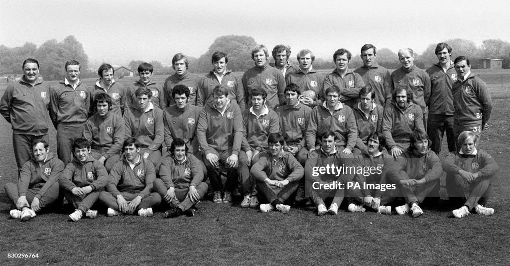 Rugby Union - British & Irish Lions Squad 1971