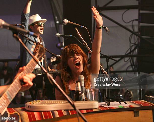 Jenny Lewis performs in concert on Day One of Austin City Limits Festival held at Zilker Park on September 26, 2008 in Austin, Texas