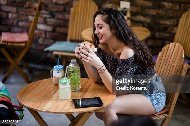 love at first bite, tempting at first sight - thin mint stock pictures, royalty-free photos & images