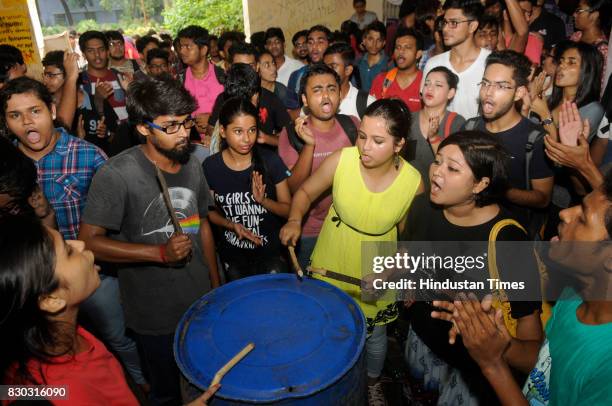 Jadavpur University students are protesting outside the Vice-Chancellors office, for more than 30 hours against certain provisions of the West Bengal...