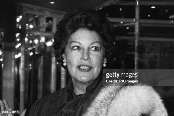 Actress Ava Gardner, who made a rare appearance when she attended a literary lunch in honour of Dirk Bogarde. * She was married to Mickey Rooney in...
