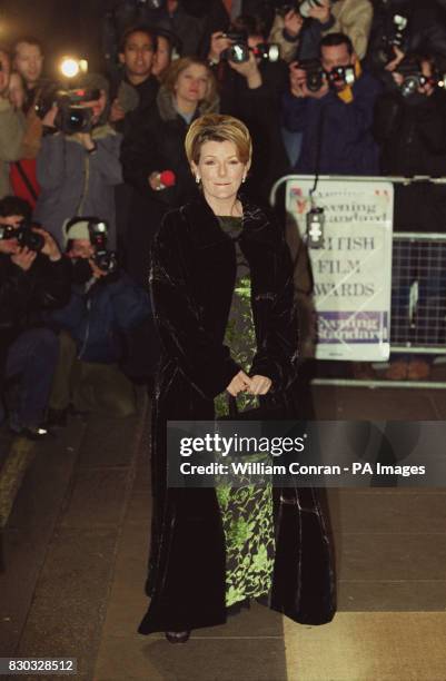 Brenda Blethyn arriving at the Evening Standard British Film Awards, held at the Savoy hotel in London.