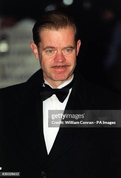 American actor William Macy, star of the Coen brothers film 'Fargo', arriving at the Evening Standard British Film Awards, held at the Savoy hotel in...