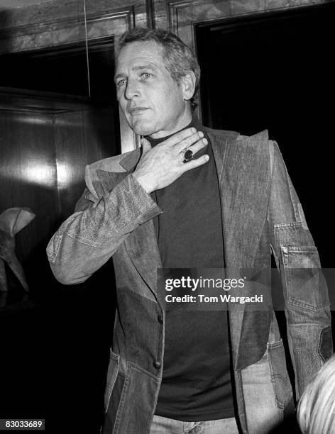 Paul Newman in Manhattan on April 21, 1978 in New York, United States.