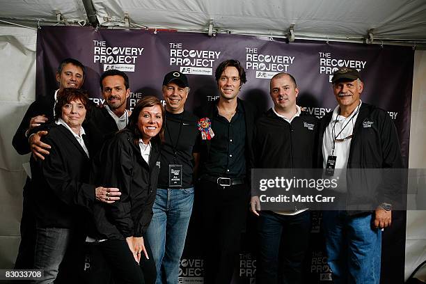 Ken Seeley, Candy Finnigan, Warren Boyd, co-Executive Producer of "The Cleaner", Sara Silva, Bob DeBitetto, President and GM of A&E Network, Rufus...