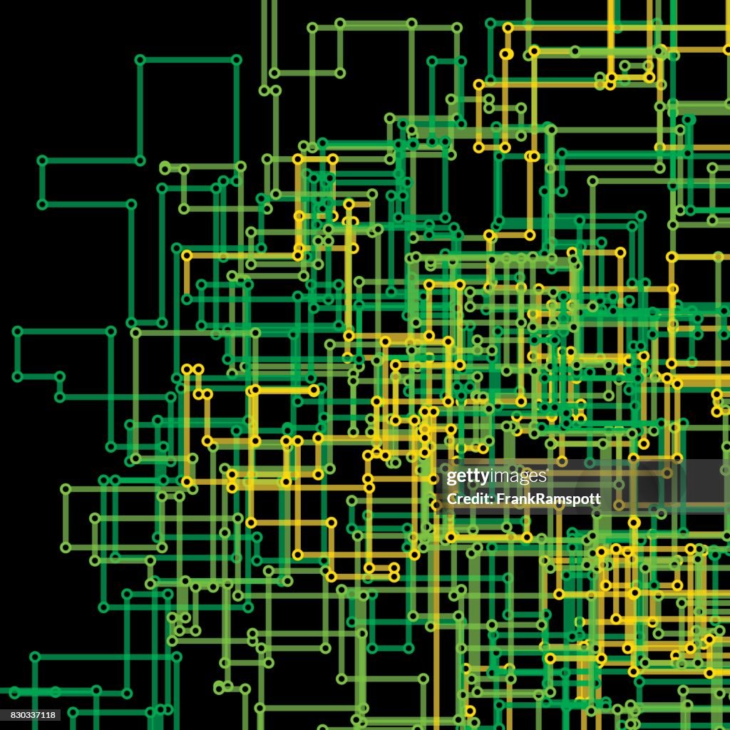 Recatangular Line Pattern Autumn Vector Rectangular Circuit Line Pattern High-Res Vector Graphic ...