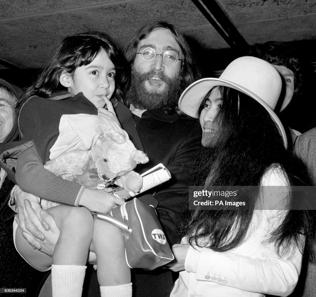 Kyoko Lennon & Yoko - Heathrow Airport - London