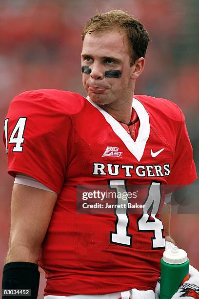Michael R Teel 120 Rutgers Qb Mike Teel Stock Photos, High-Res Pictures, and Images ...