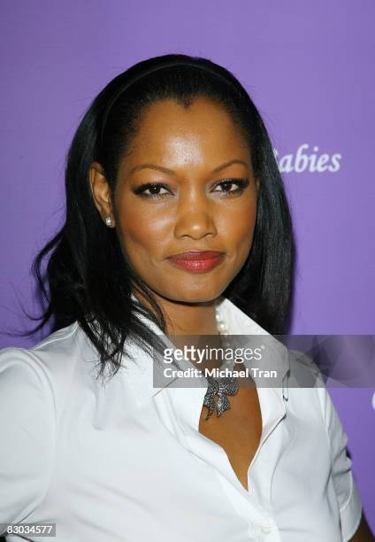 Garcelle Beauvais arrives at the "Celebration of Babies" silent auction and luncheon to benefit the March of Dimes held at The Beverly Hilton Hotel...