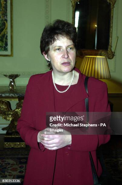 Health Minister Gisela Stuart at a reception at No.10 Downing Street in London, to mark the second birthday of NHS Direct. 12/01/01: Stuart backed a...