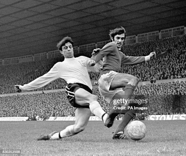 George Best of Manchester United, who was elected Footballer of the Year by the members of the Football Writers' Association. He polled 60 per cent...