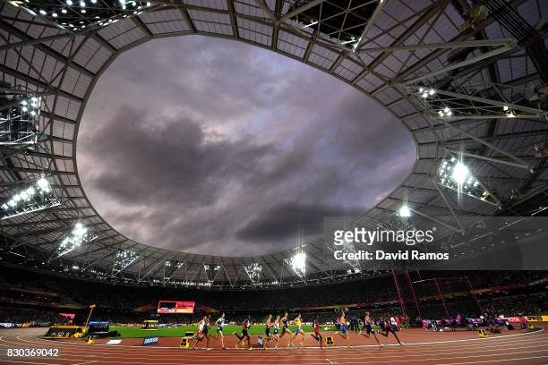 General view during the Men's 1500 metres semi finals on day eight of the 16th IAAF World Athletics Championships London 2017 at The London Stadium...