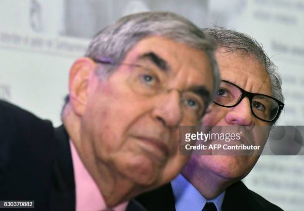 Organization of American States Secretary General, Uruguayan Luis Almagro and former Costa Rican president and Nobel Peace Prize-winner Oscar Arias...