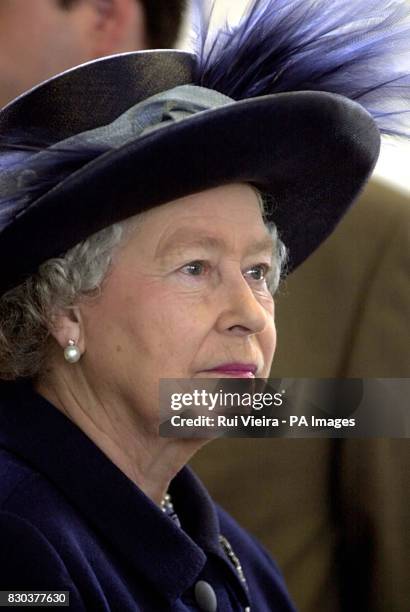 Queen Elizabeth II at the University of Birmingham, Edgbaston during her and the Duke of Edinburgh's visit to the West Midlands.