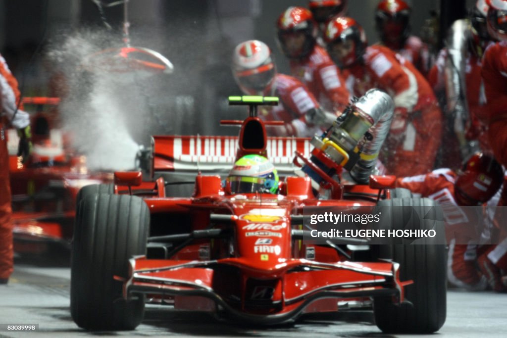 Brazilian driver Felipe Massa of Ferrari