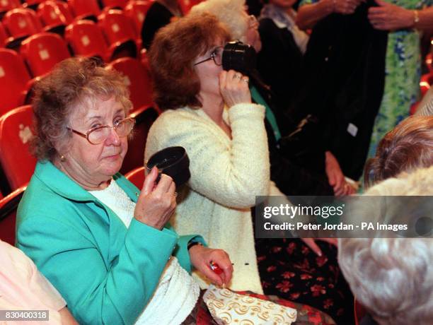 Members of the Women's Institute take tea before the Prime Minister Tony Blair gives a speech at the Women's Institute annual conference in Wembley,...