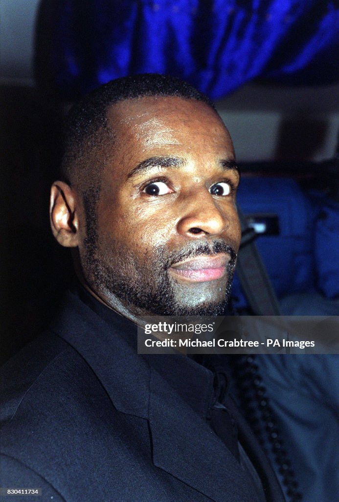 Comedian Junior Simpson at the 10th Birthday Party of the Comedy Cafe ...