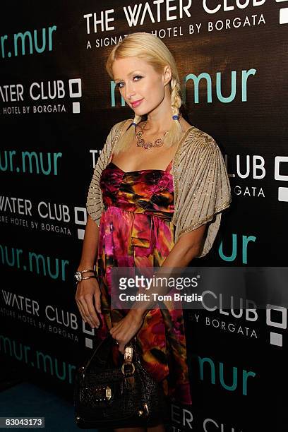 Paris Hilton attends a Special Night at Mur Mur on September 27, 2008 in Atlantic City, New Jersey.