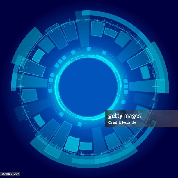 scientific concept backround - square ring stock illustrations