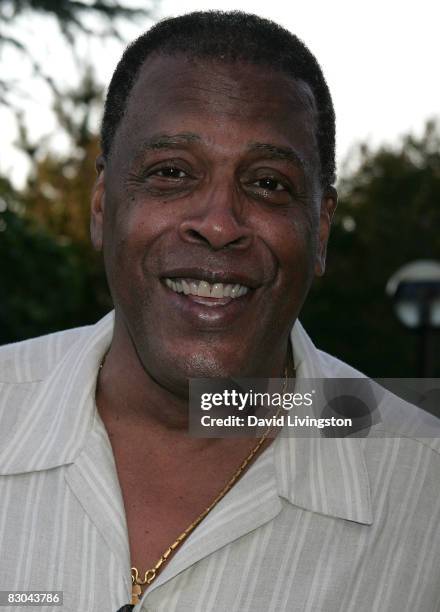 Actor Meshach Taylor attends a party for Paul Feig's sci-fi novel "Ignatius MacFarland: Frequenaut!" at the California Science Center on September...