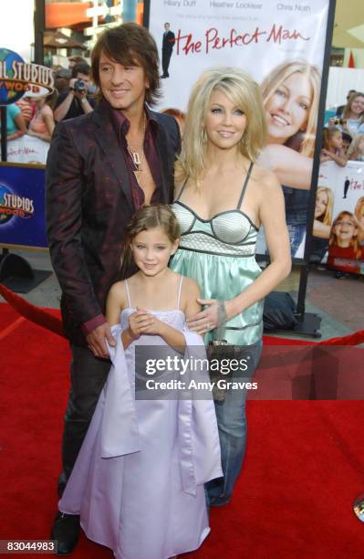 Richie Sambora, Heather Locklear and daughter Ava Elizabeth