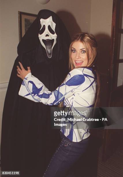 Actress Carmen Electra at a party following a screening of her film Scary Movie in London