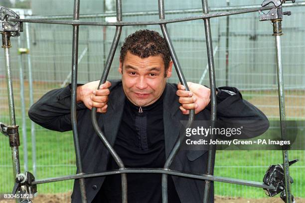Red Dwarf star Craig Charles, who is to present Jailbreak, a new TV programme in which contestants can win 100,000 for escaping from a mock prison....