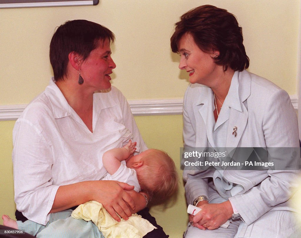 Cherie Blair Birmingham hospital