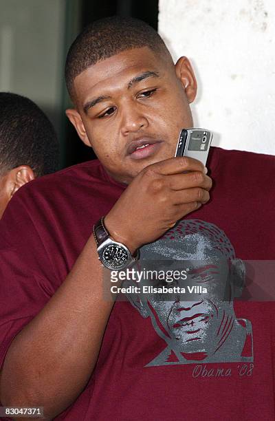 Actor Omar Benson Miller attends the Italian photocall for the film 'Miracle At St. Anna' on September 29, 2008 in Rome, Italy.