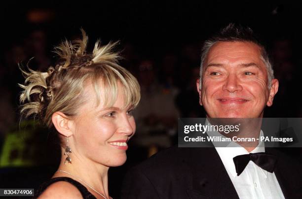 Actor Martin Shaw with his actress wife Jill Allen, arriving at the National Television Awards 2000 at the Royal Albert Hall in London.