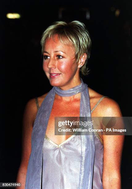 Shirlie Holliman, wife of Eastenders actor Martin Kemp, at the National Television Awards 2000 at the Royal Albert Hall in London.