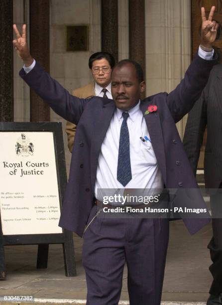 Chagos islander Louis Bancoult leaves the High Court, London, following his victorious legal battle with the British Government. The islanders were...