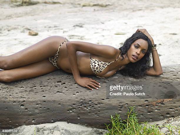 Swimsuit Issue 2008: Model Jeisa Chiminazzo poses for the 2008 Sports Illustrated swimsuit issue on November 2, 2007 at Morgan's Rock Hacienda and...