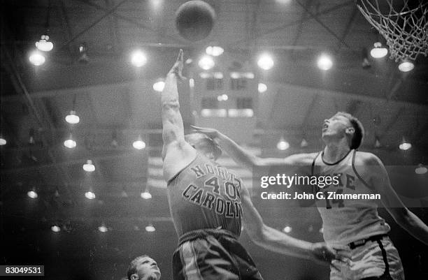 Dixie Classic: UNC Tommy Kearns in action vs Duke. Raleigh, NC Credit: John G. Zimmerman