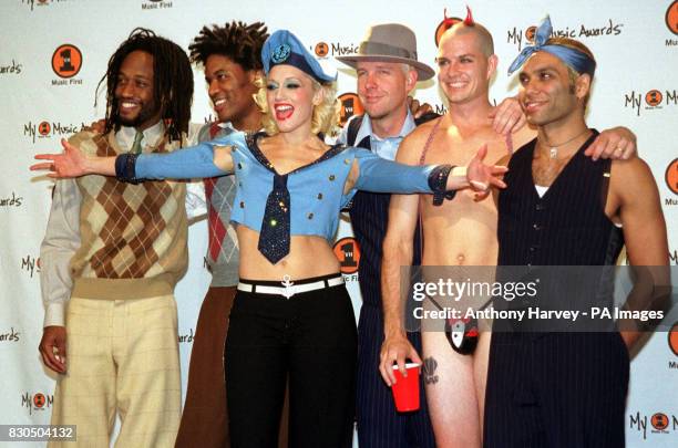 The band No Doubt at the My VH1 Awards 2000, at the Shrine Auditorium in Los Angeles.