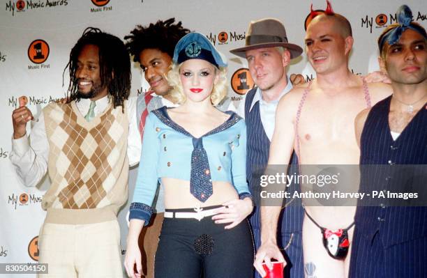 The band No Doubt at the My VH1 Awards 2000, at the Shrine Auditorium in Los Angeles.