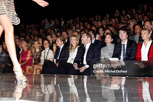 Bernard and Helene Arnault, Mrs Ortefeux, Mrs Worth, Alessandro Valarina Gancia, Delphine Arnault, Harvey Weinstein, Marion Cotillard and Antoine...