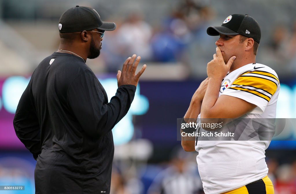 Pittsburgh Steelers v New York Giants