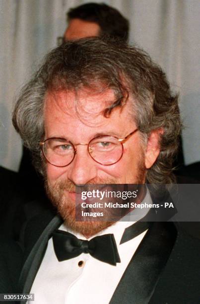 Film director Steven Spielberg at the Royal European premiere of Jurassic Park at the Empire Leicester Square in London. * 12/12/95 celebrates his...