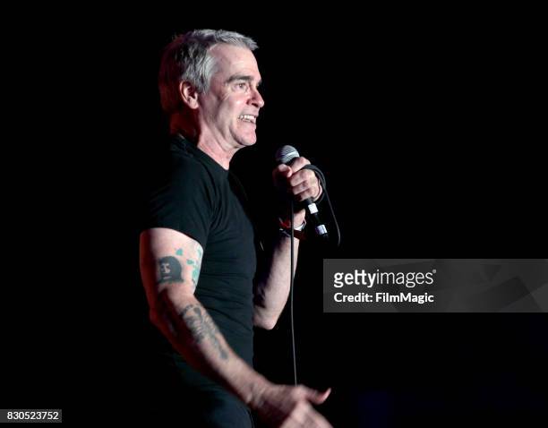 Henry Rollins performs on The Barbary Stage during the 2017 Outside Lands Music And Arts Festival at Golden Gate Park on August 11, 2017 in San...