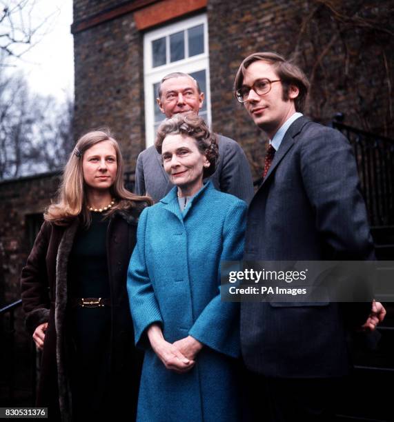 Prince Richard of Gloucester announces his engagement. Prince Richard of Gloucester and his fiancee, Birgitte Van Deurs, with his mother, the Duchess...