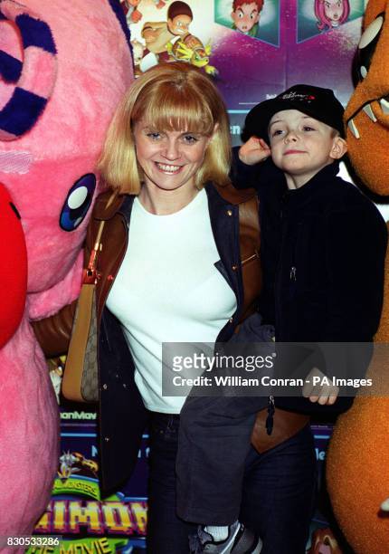 Actress Danniella Morgan at the premiere for the kids film Digimon: The Movie, at Planet Hollywood, in London's West End. * 29/3/01: Danniella...