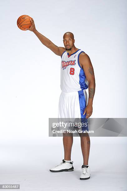 Brian Skinner of the Los Angeles Clippers poses for a portrait during NBA Media Day on September 29, 2008 at the Clippers Training Facility in Playa...