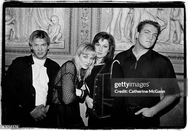 Swedish pop group Ace of Base pose for a portrait in 1994 in New York City, New York.