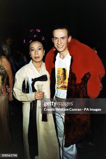 Fashion designer Arkadius at the Jimmy Choo Couture Gala Evening in aid of Tommy's Campaign at the Victoria and Albert Museum, London.