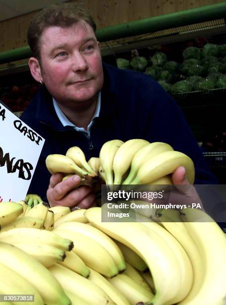 Market trader Steven Thoburn at his fruit and veg shop in Southwick, on the day a district judge is due to give his verdict on the first market...