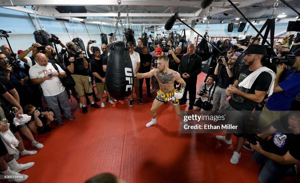 Conor McGregor Media Workout