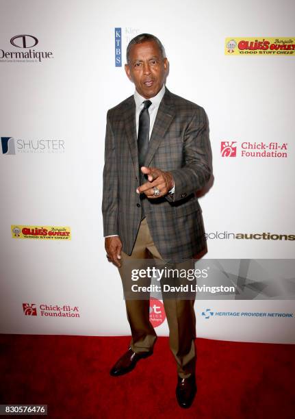 Tony Dorsett at the 17th Annual Harold & Carole Pump Foundation Gala at The Beverly Hilton Hotel on August 11, 2017 in Beverly Hills, California.